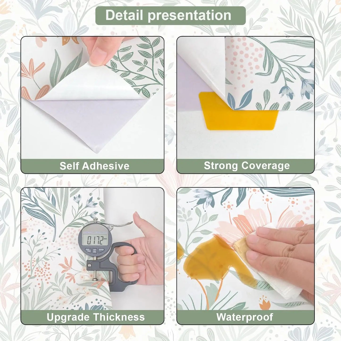 Boho Floral Peel & Stick Wallpaper
