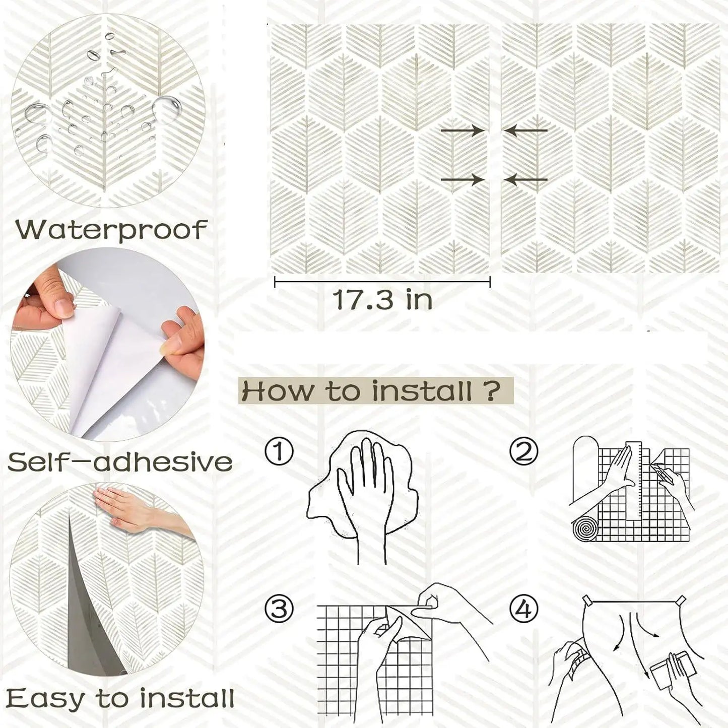 Geometric Peel & Stick Wallpaper