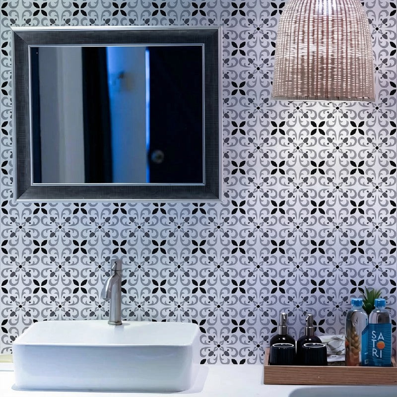 Non-Slip Peel & Stick Floor Tiles