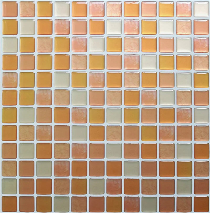 3D Mosaic Peel & Stick Wall Tiles
