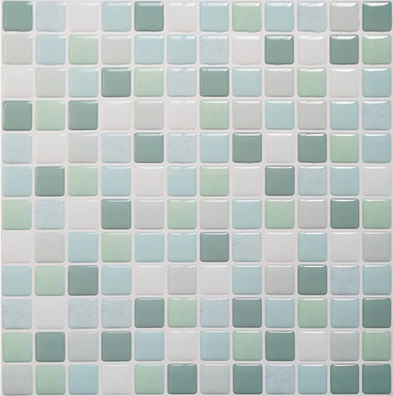 3D Mosaic Peel & Stick Wall Tiles