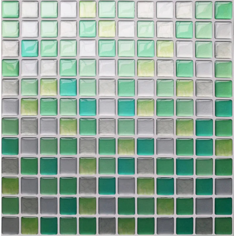 3D Mosaic Peel & Stick Wall Tiles