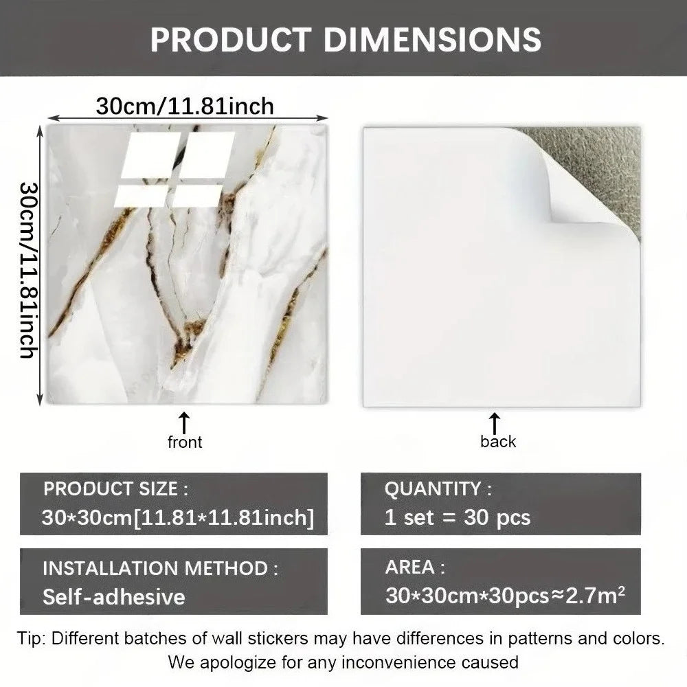 Marble Peel & Stick Wall Panel