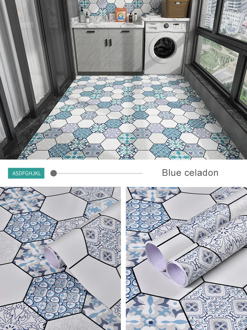 Waterproof Peel & Stick Floor Tiles