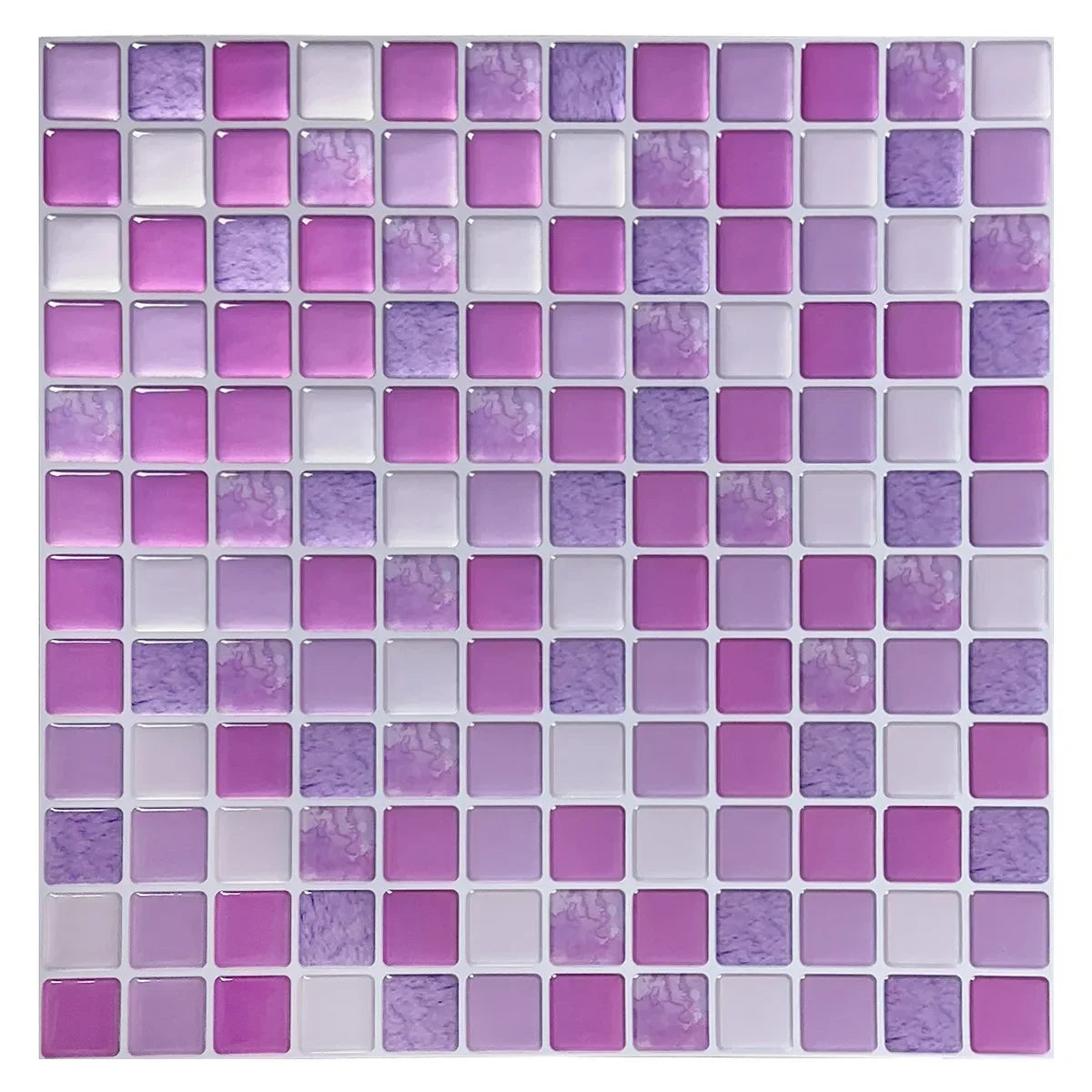3D Crystal Mosaic Peel & Stick Wall Tiles