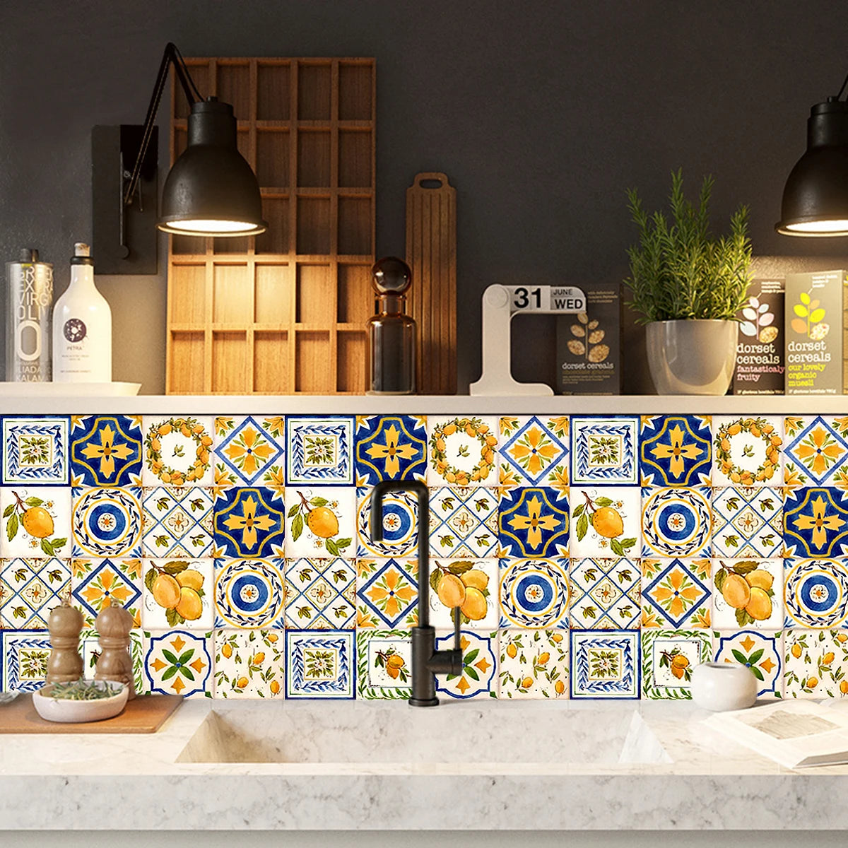 PVC Peel & Stick Wall Tiles