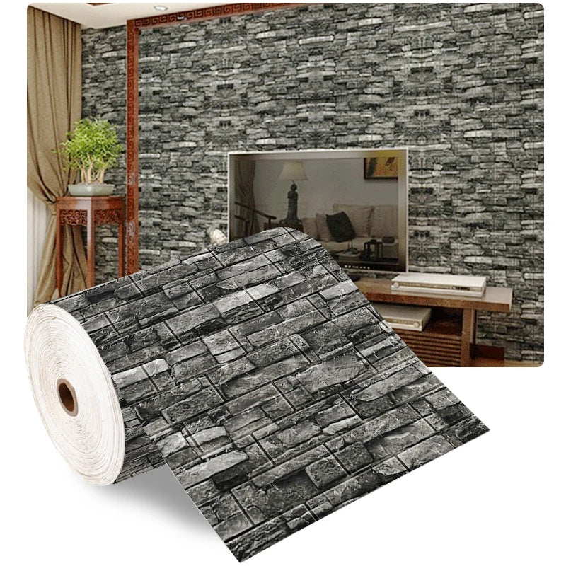 3D Faux Brick Peel & Stick Wall Panel