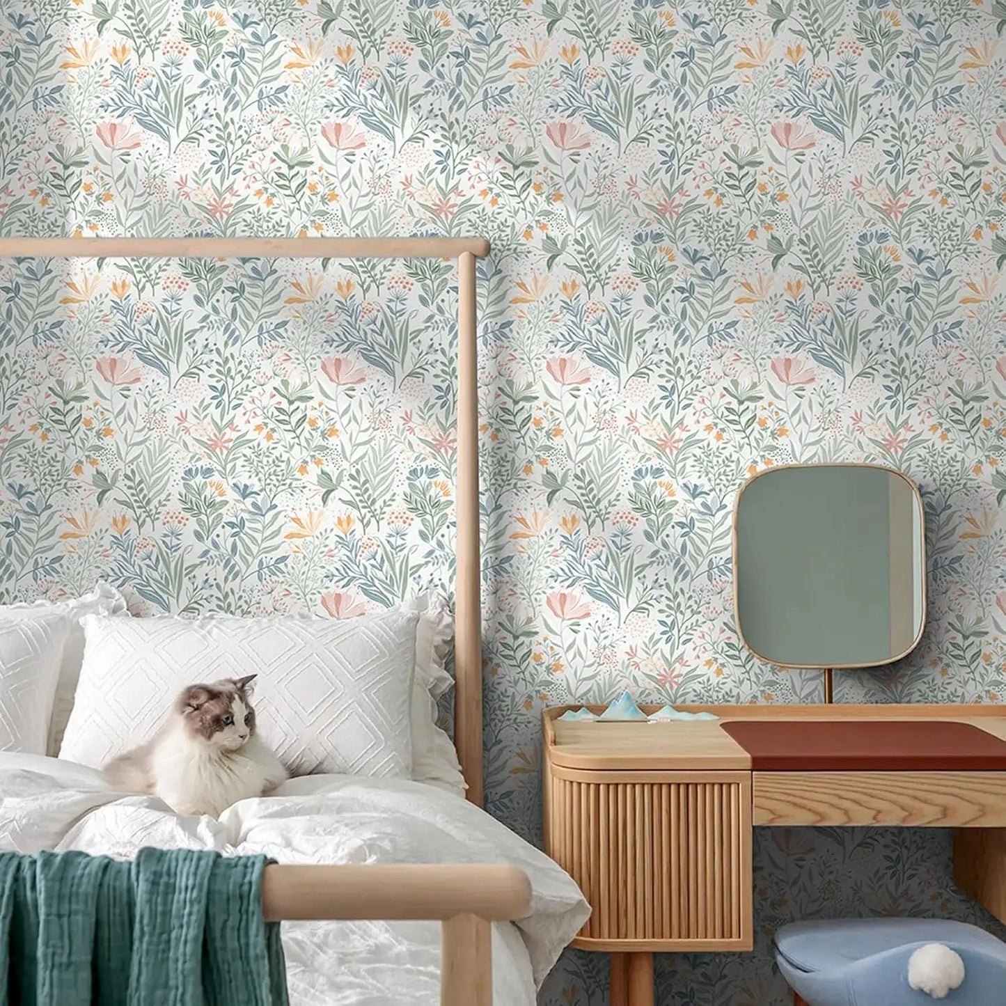 Boho Floral Peel & Stick Wallpaper