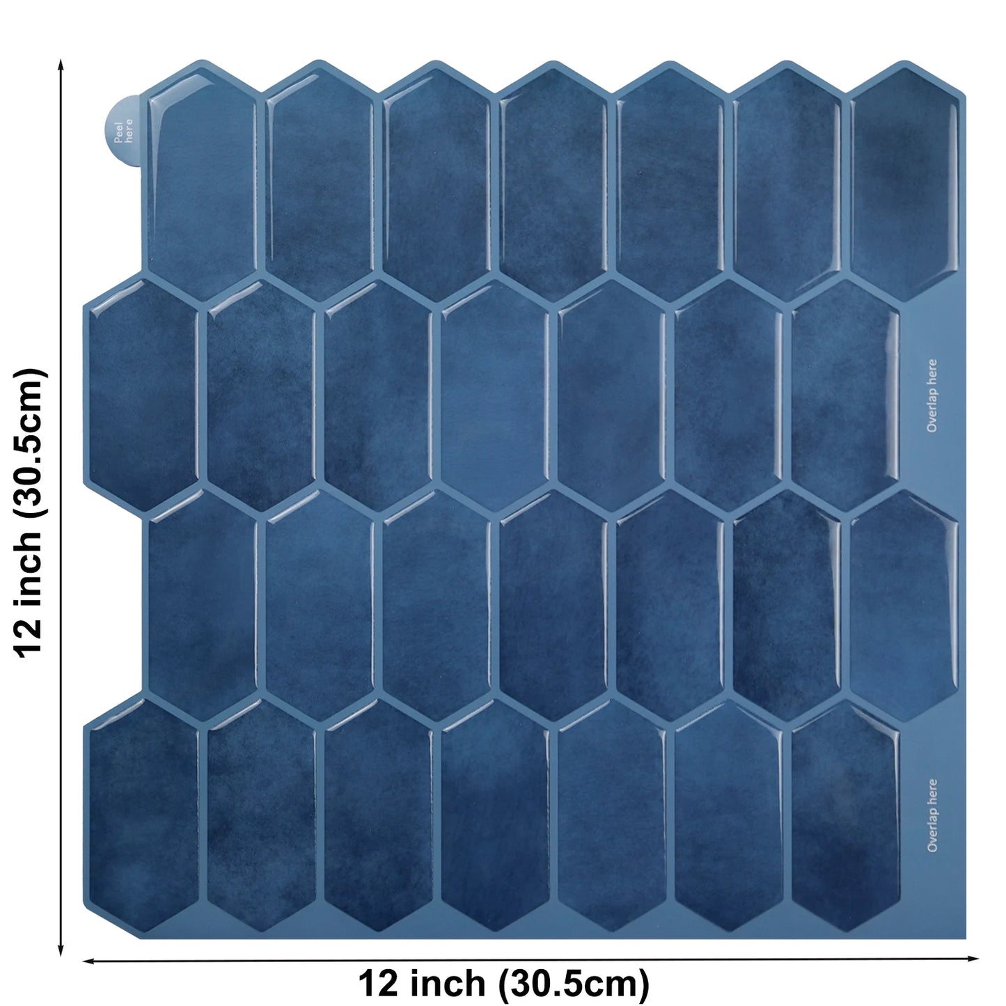 Hexagon Peel & Stick Backsplash Tile