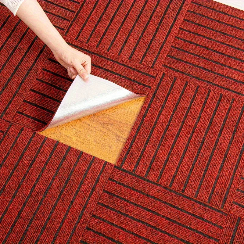 Self-Adhesive Carpet Floor Tiles