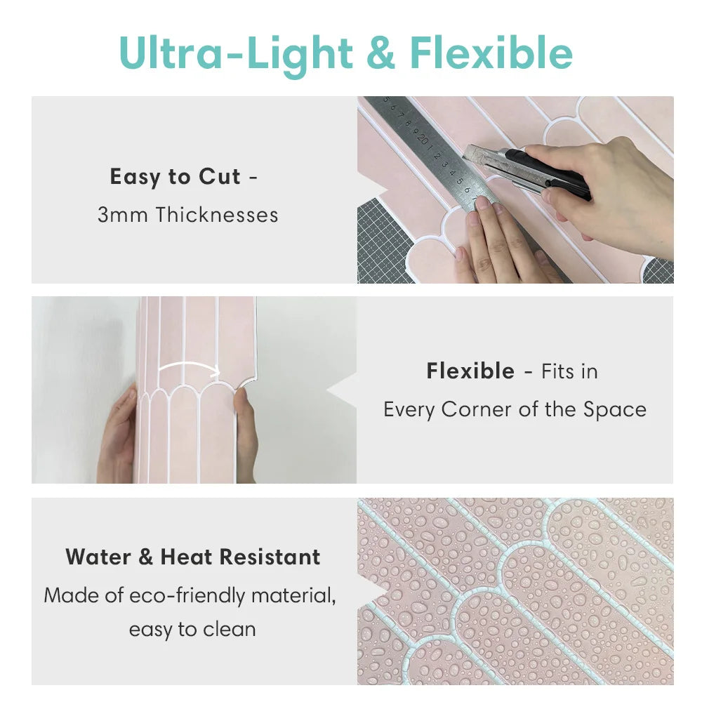 3D Peel & Stick Wall Panels