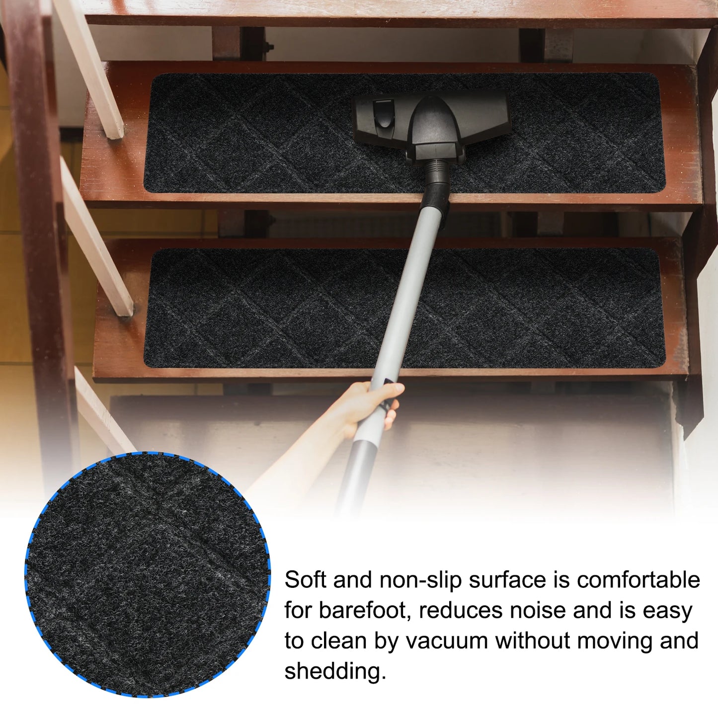Non-Slip Carpet Stair Treads
