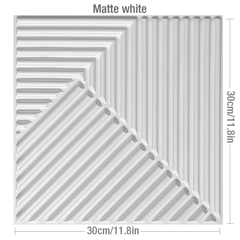 3D Decorative Peel-Free Wall Tiles
