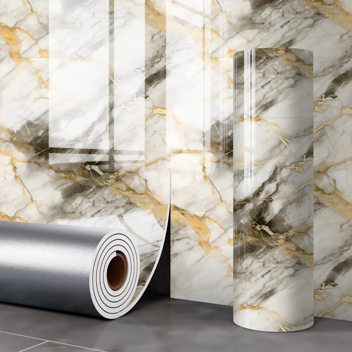 Gilded Marble Peel & Stick Wallpaper