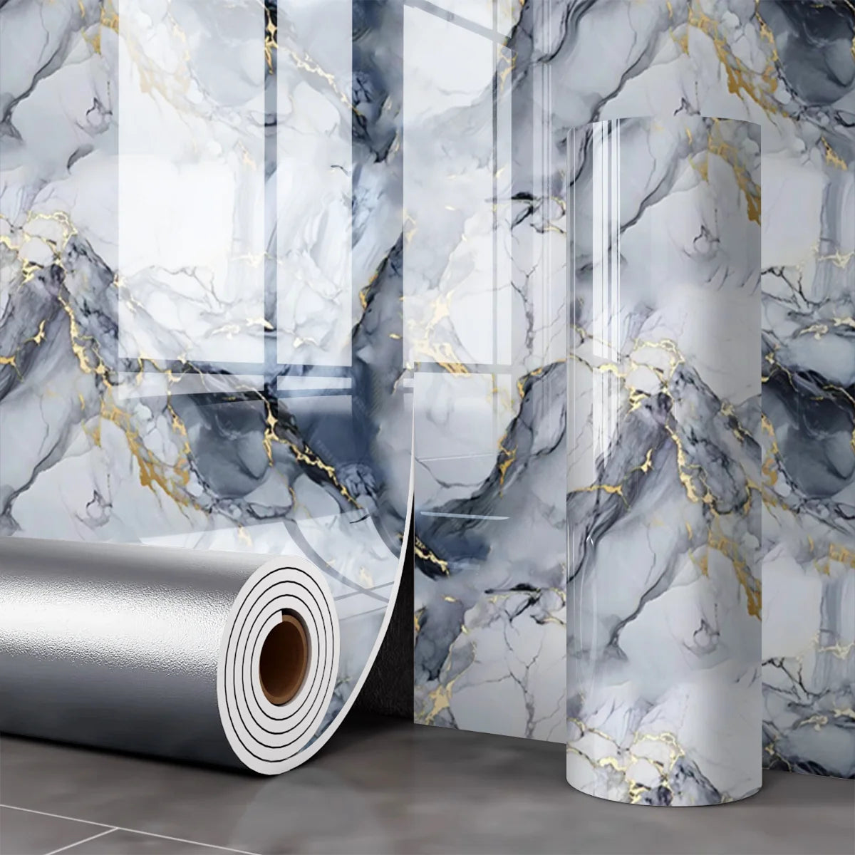 Gilded Marble Peel & Stick Wallpaper