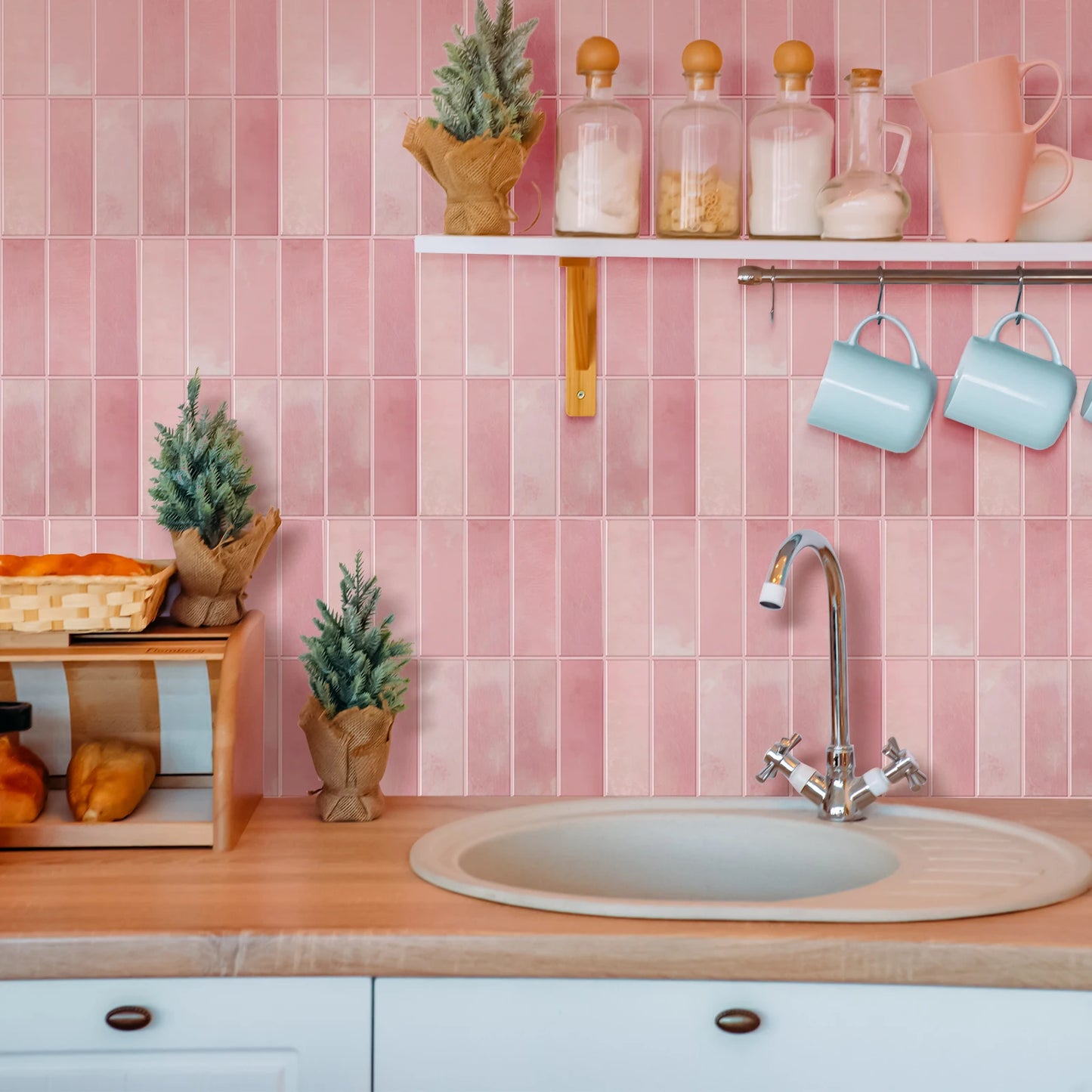 Peel & Stick Backsplash Tile Sticker