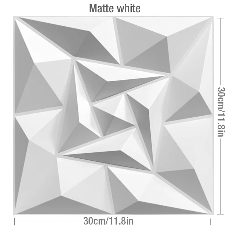 3D Decorative Peel-Free Wall Tiles