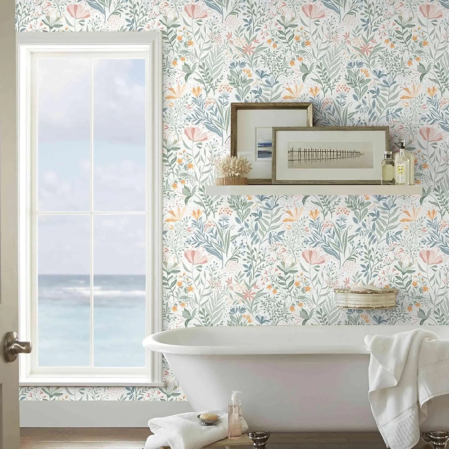Boho Floral Peel & Stick Wallpaper