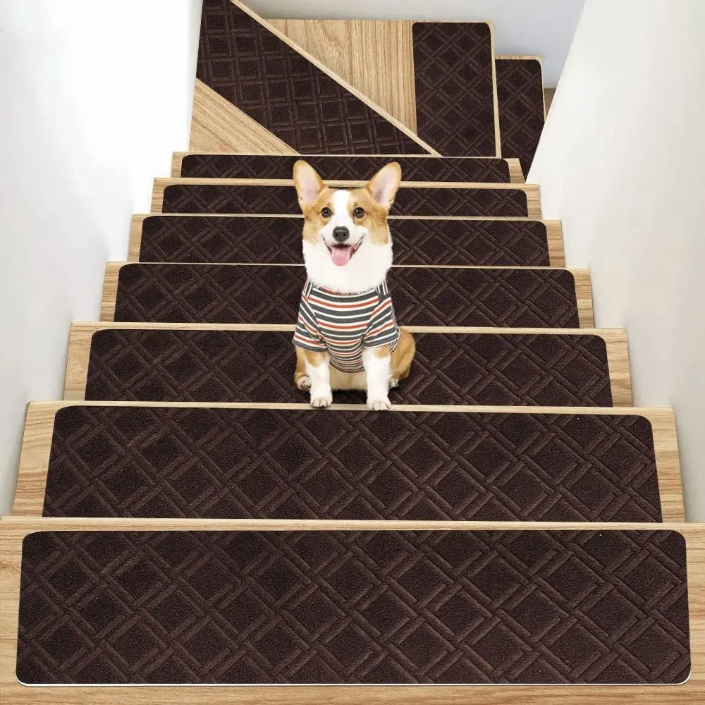Striped Non-Slip Stair Treads