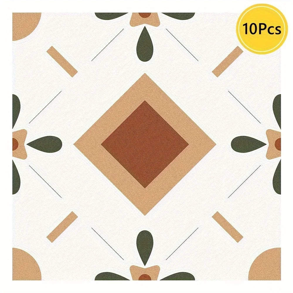 Non-Slip Peel & Stick Floor Tiles