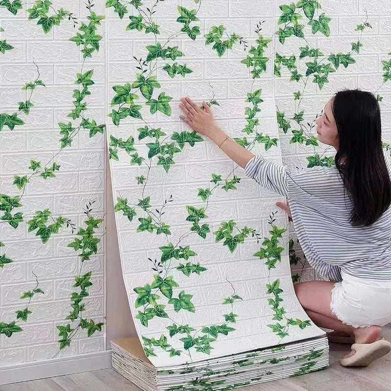 3D Faux Brick Peel & Stick Wall Panel