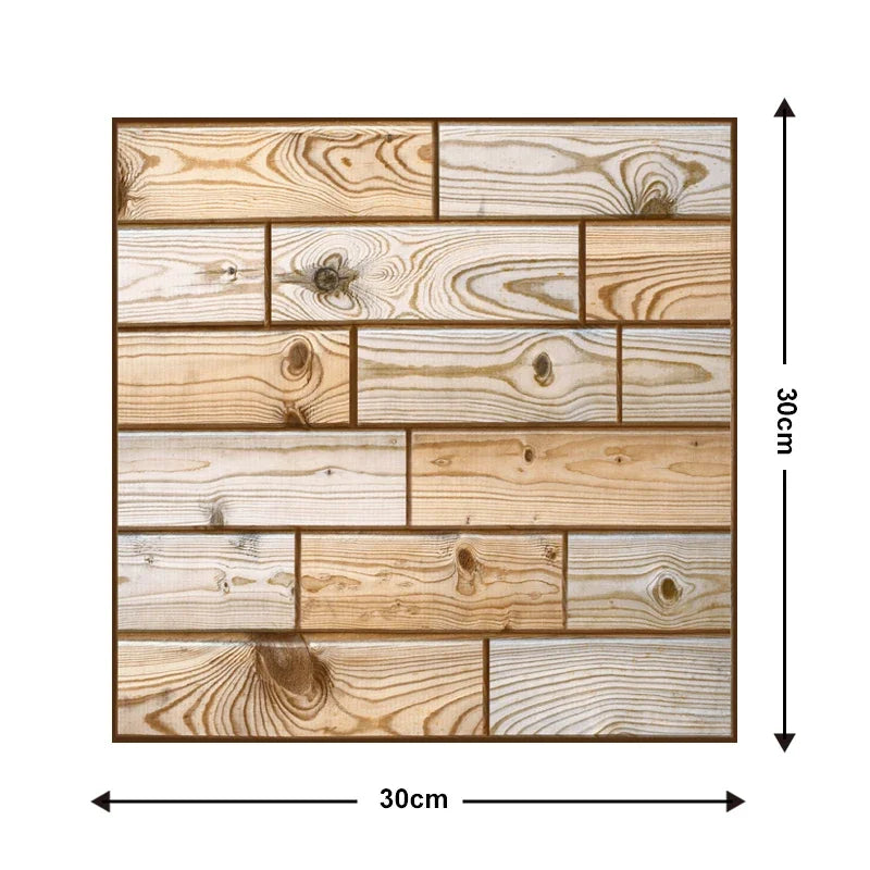 3D PVC Peel & Stick Wall Tiles