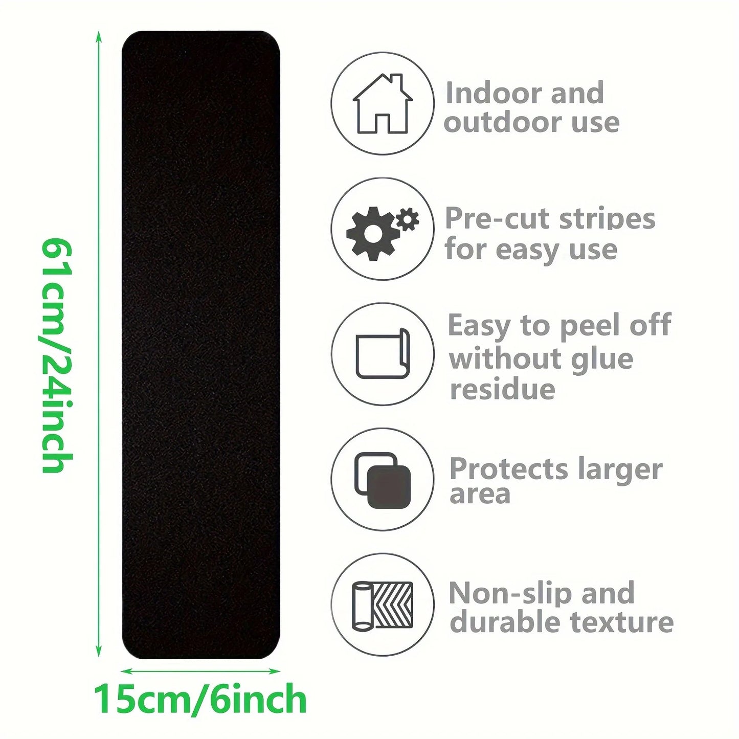 Rubber Anti-Slip Stair Tread Strips