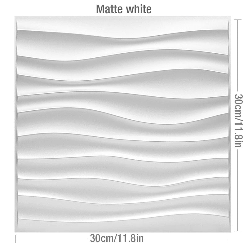 3D Decorative Peel-Free Wall Tiles
