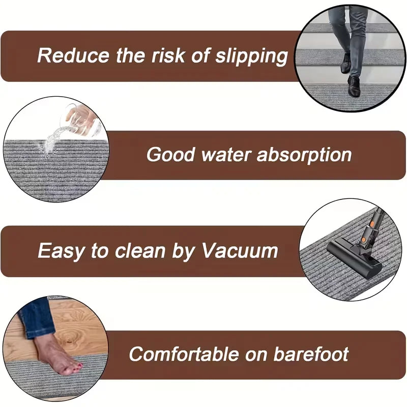 Polyester Non-Slip Stair Treads