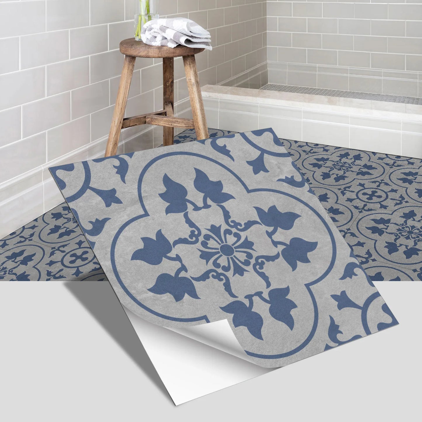 European Peel & Stick Floor Tiles