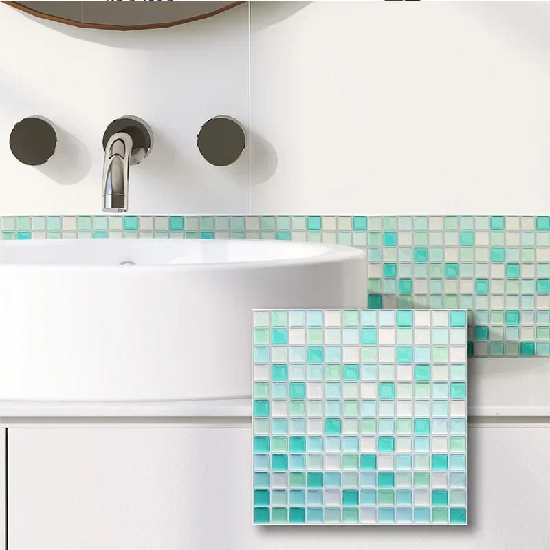 3D Crystal Mosaic Peel & Stick Wall Tiles