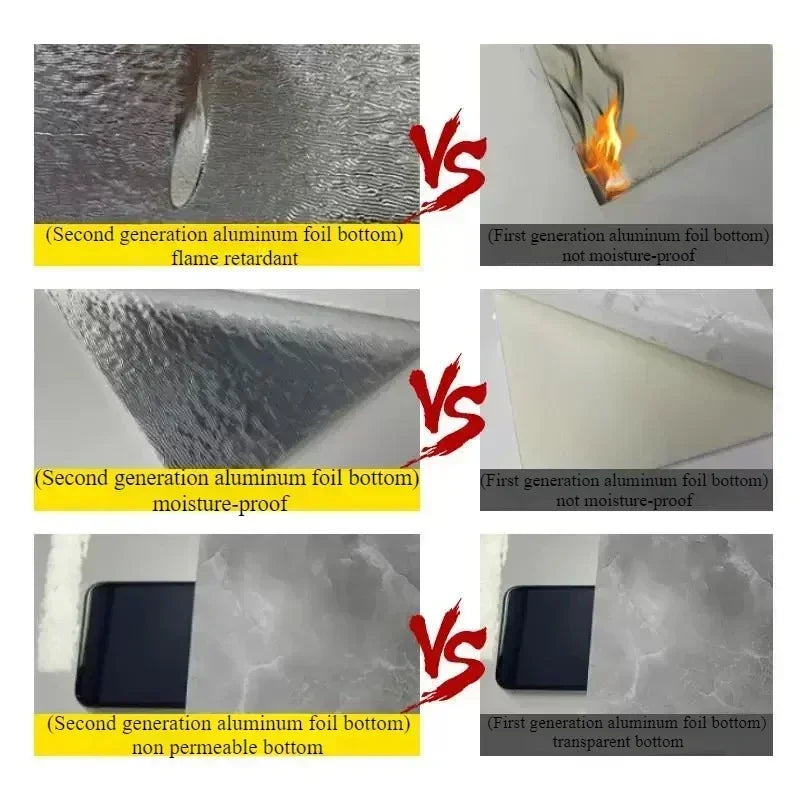 Marble Peel & Stick Vinyl Floor Tiles