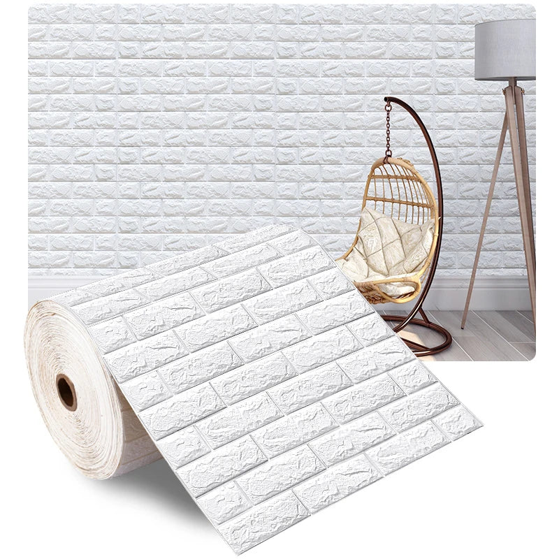 3D Faux Brick Peel & Stick Wall Panel