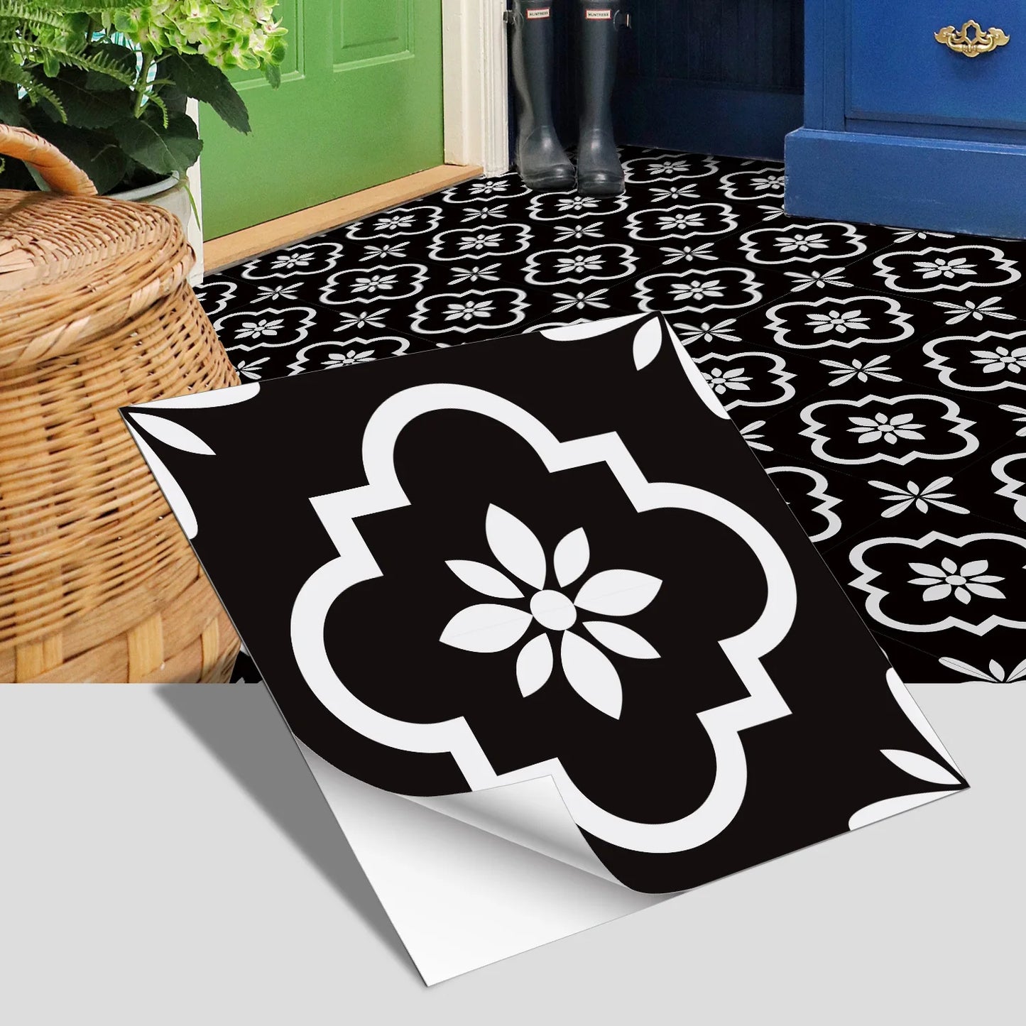 European Peel & Stick Floor Tiles