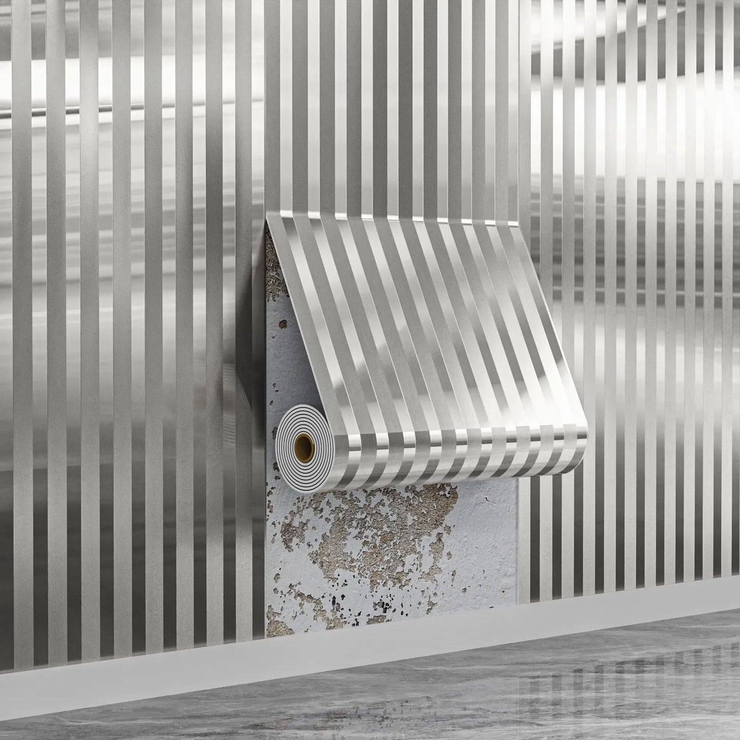 3D Stripe Peel & Stick Wallpaper