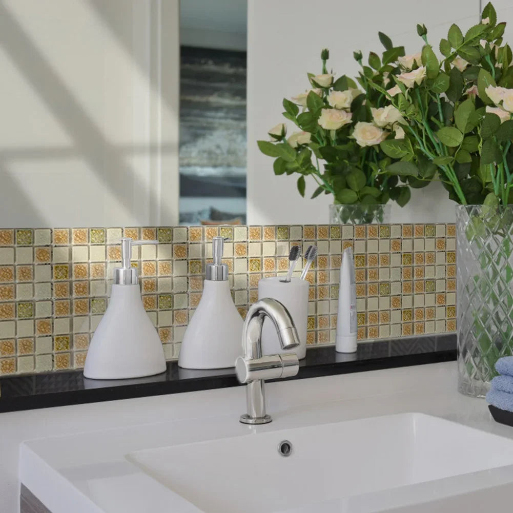 3D Mosaic Peel & Stick Wall Tiles