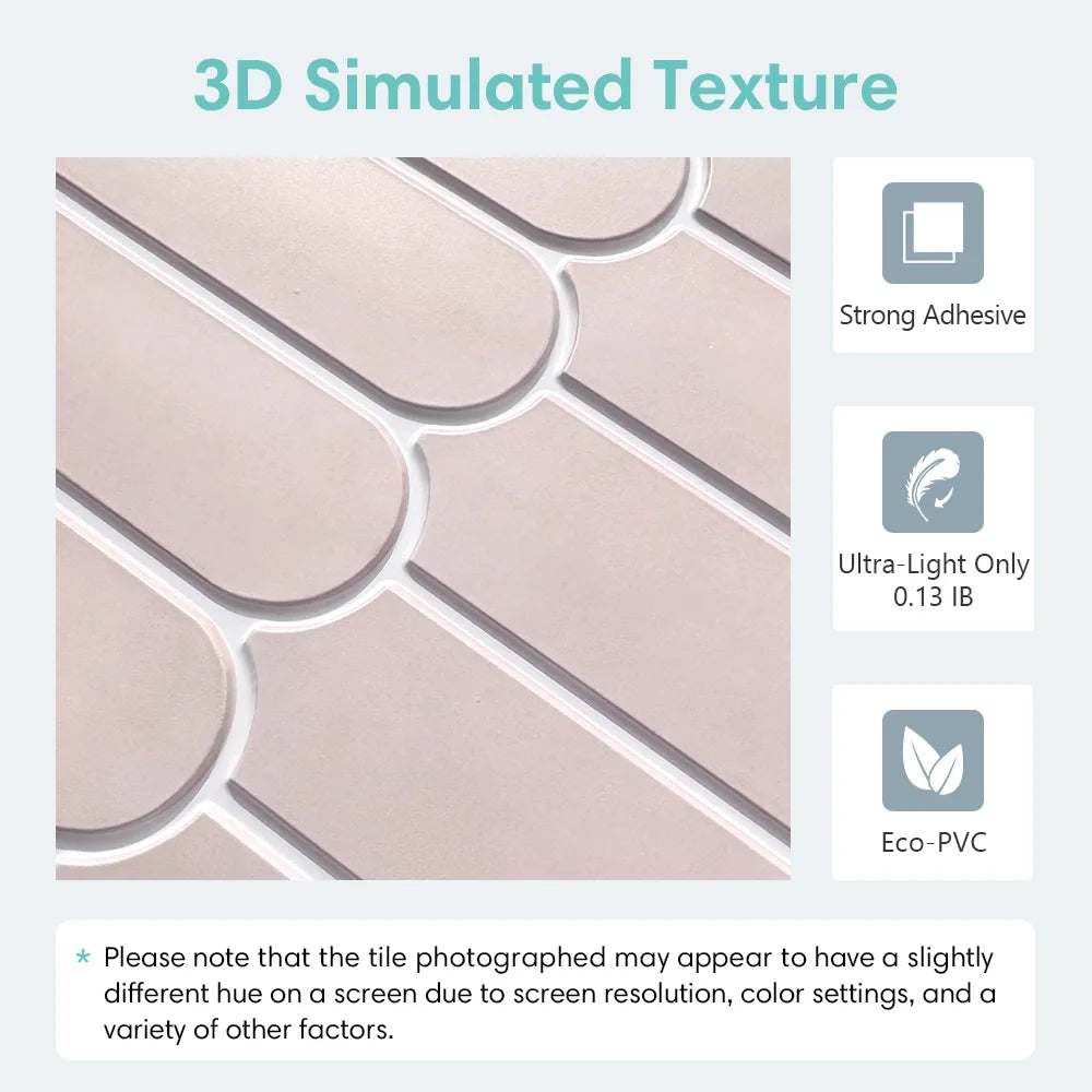 3D Peel & Stick Wall Panels