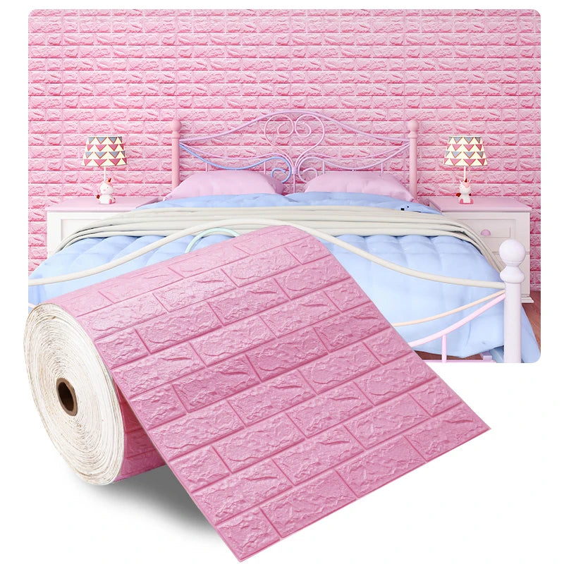 3D Faux Brick Peel & Stick Wall Panel