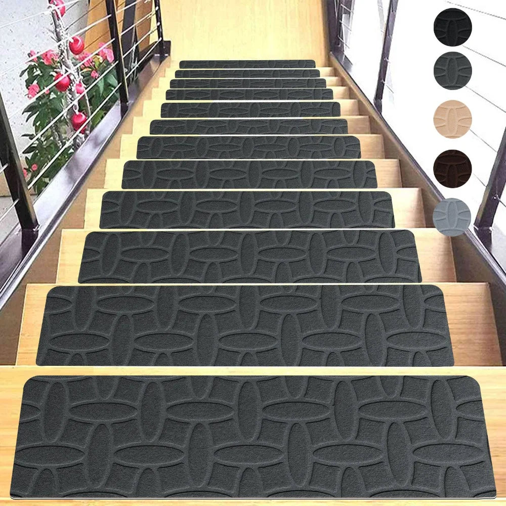 Striped Non-Slip Stair Treads