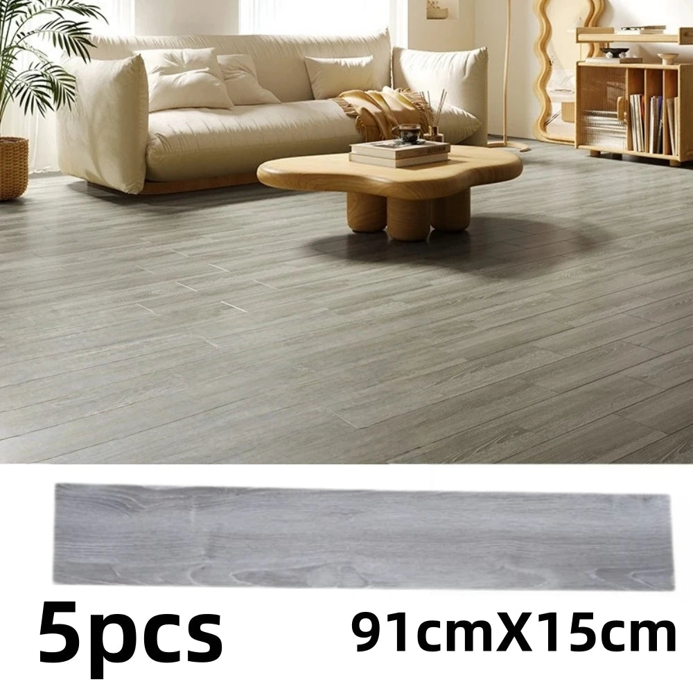 Wood Grain Peel & Stick Vinyl Floor Planks