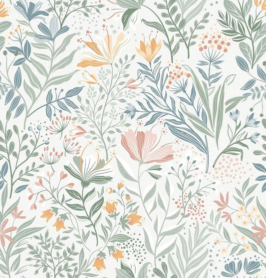Boho Floral Peel & Stick Wallpaper