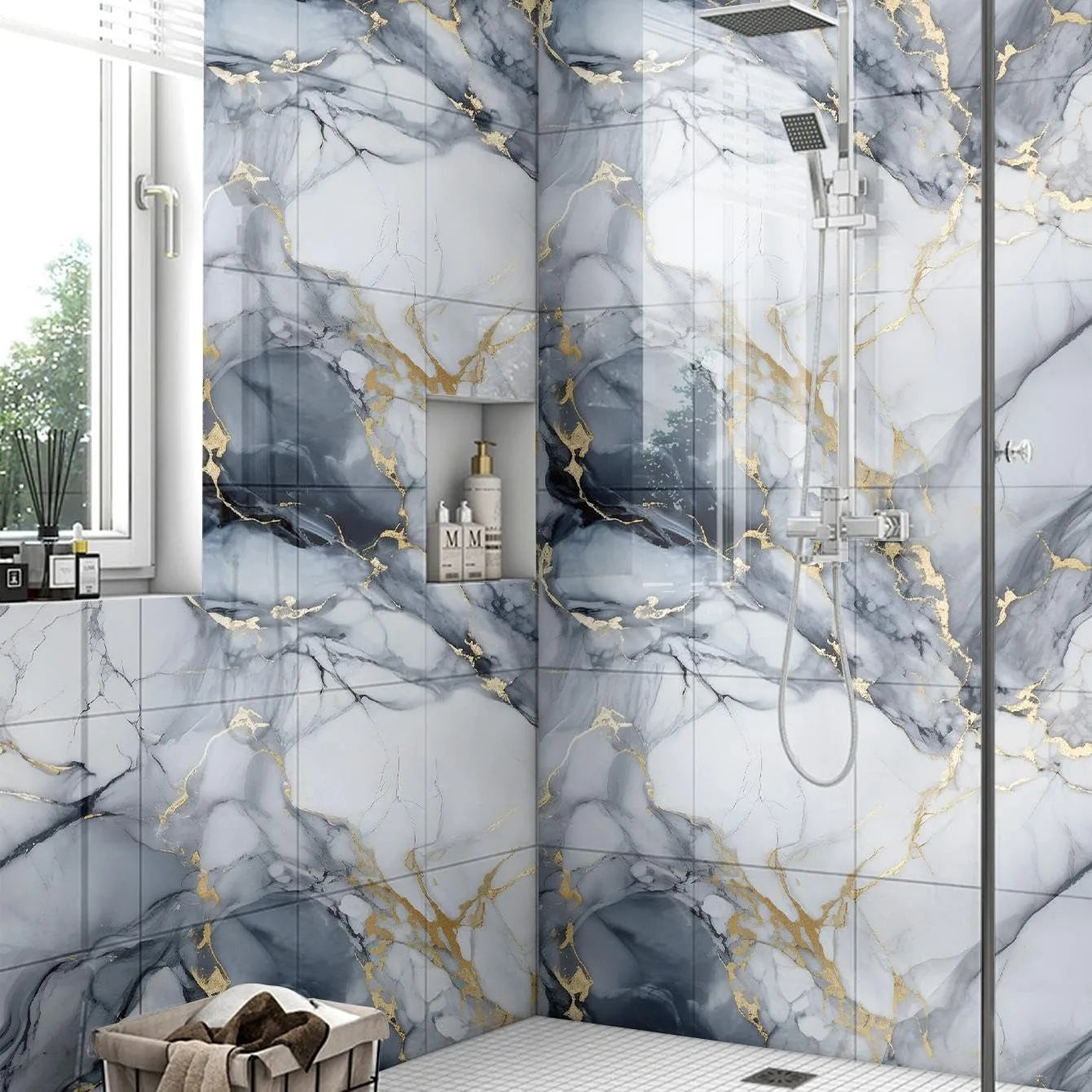 Marble Peel & Stick Wall Tile
